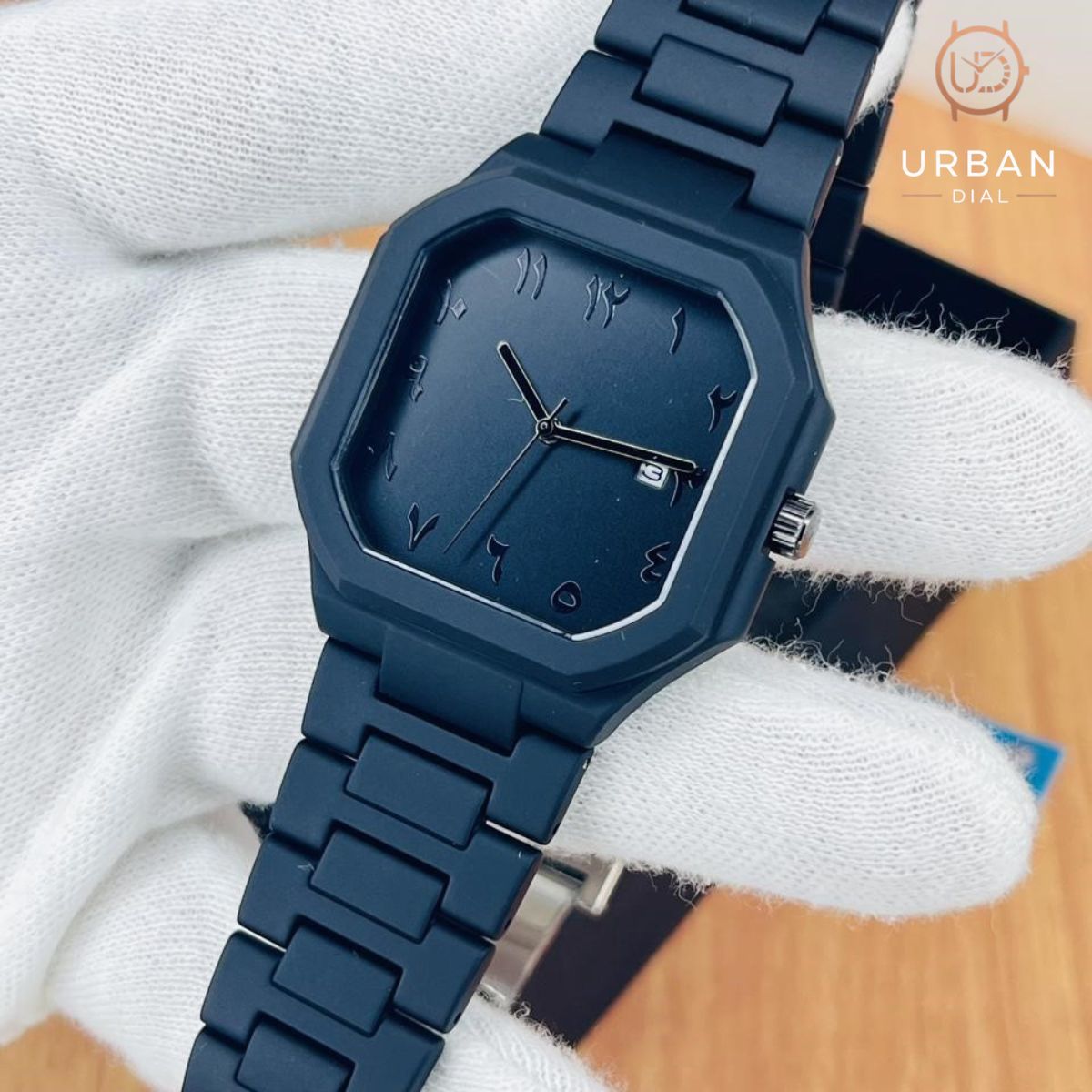 SQUARE SHAPE ARABIC AURA WATCH